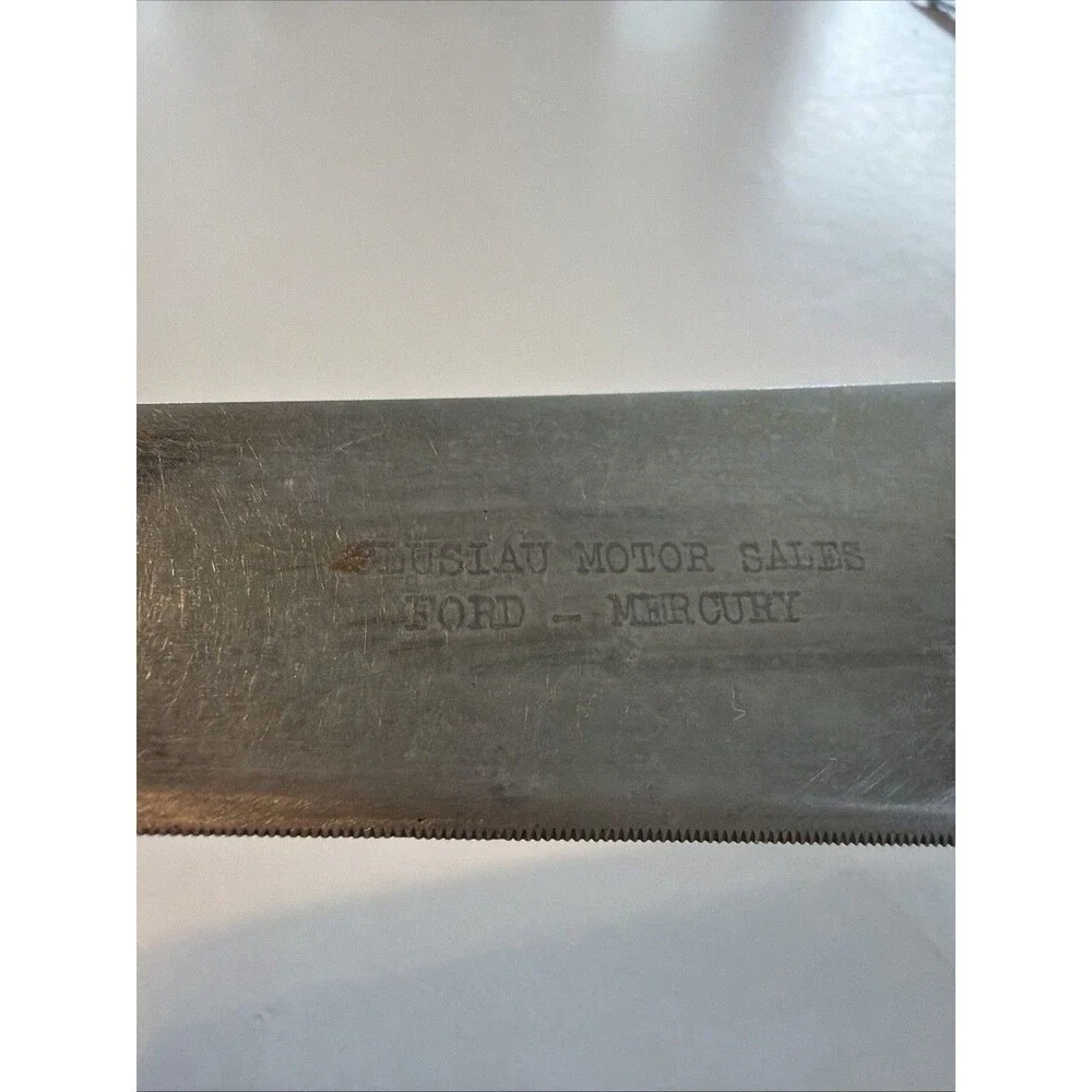 Vtg Bakelite Utensil Cake Pie Server Advertising Clusiau Motor Sale Ford Mercury
